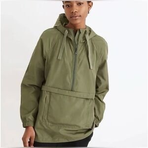 Madewell (Re)sourced Raincheck Packable Popover Raincoat medium